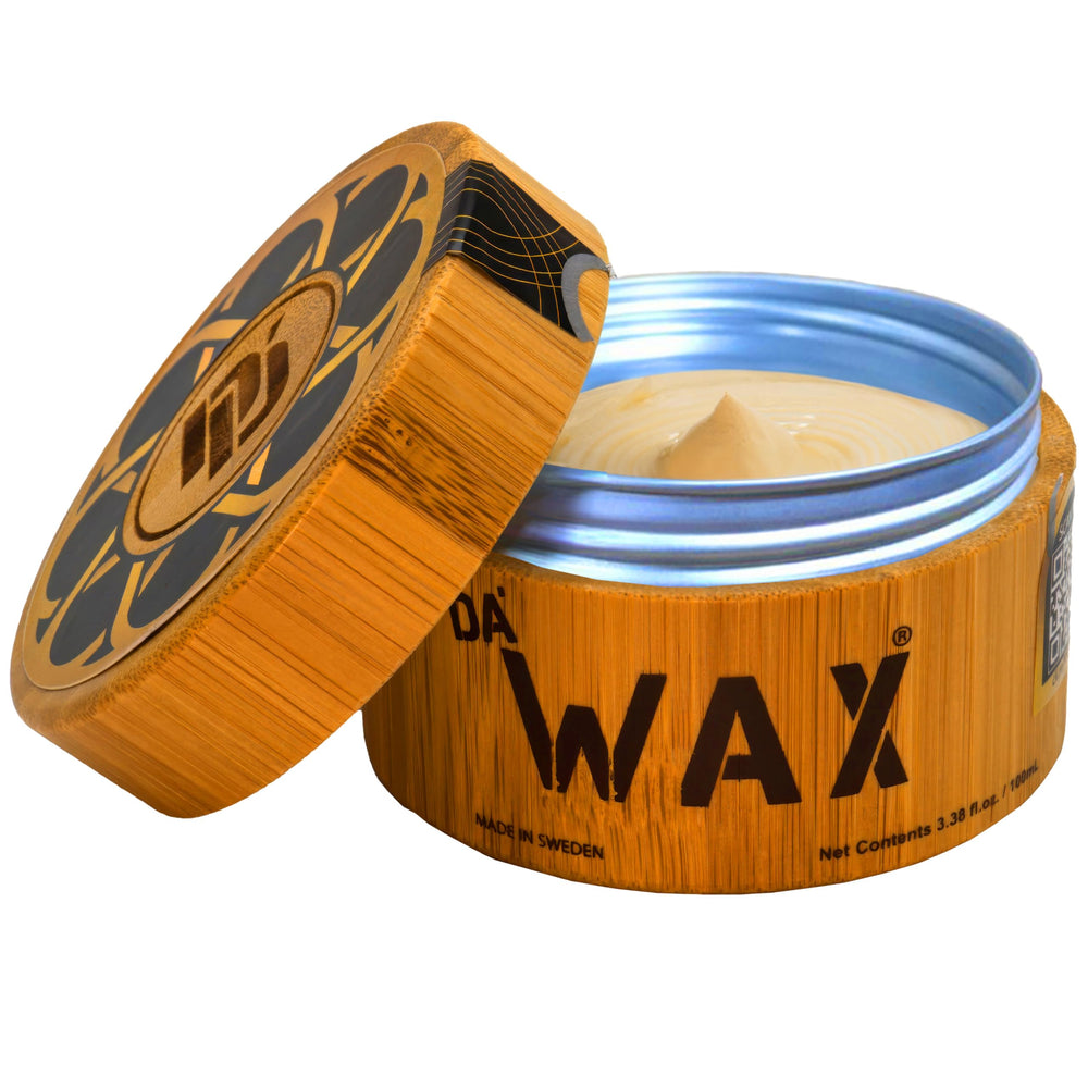 Da Dude Cire Coiffante: texture matte sur pot bambou, aspect naturel et durable.
