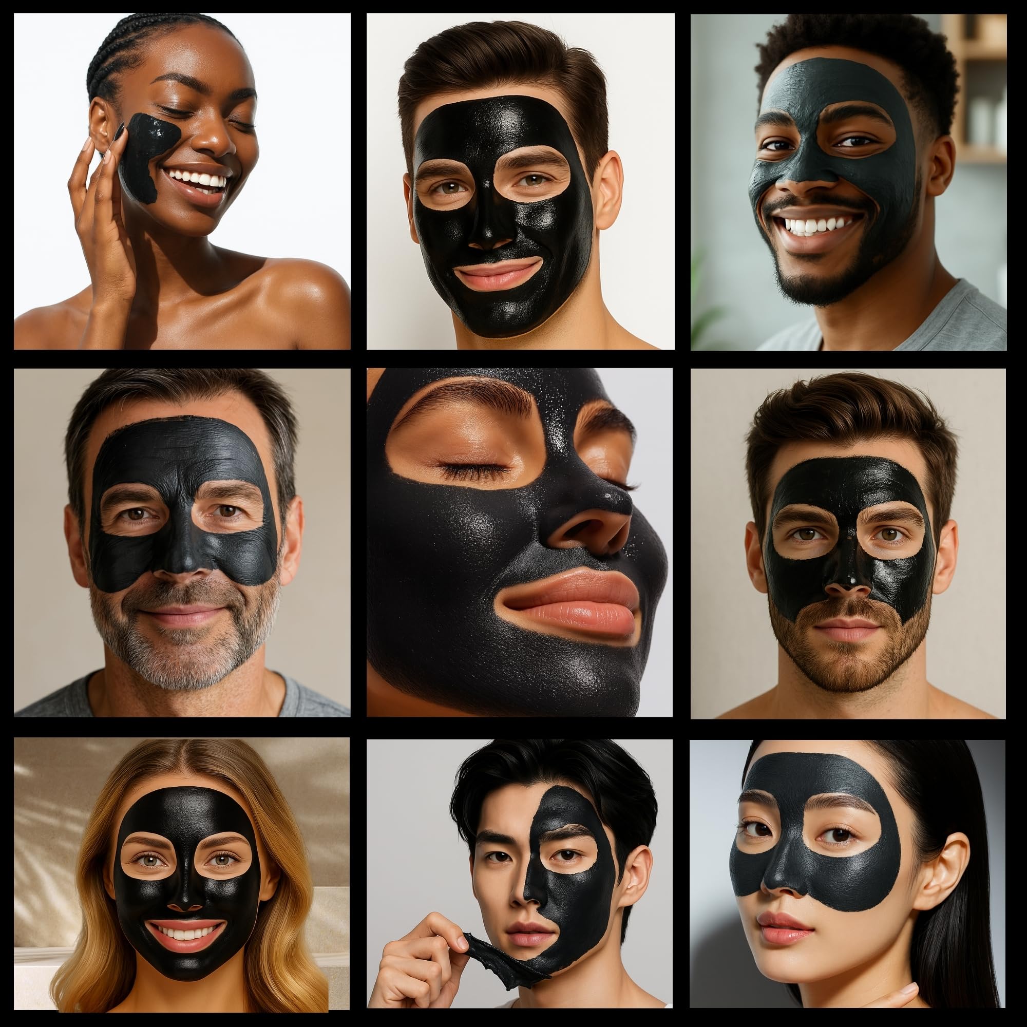 DAAZZS Application masque visage: couche uniforme pour une efficacité optimale.