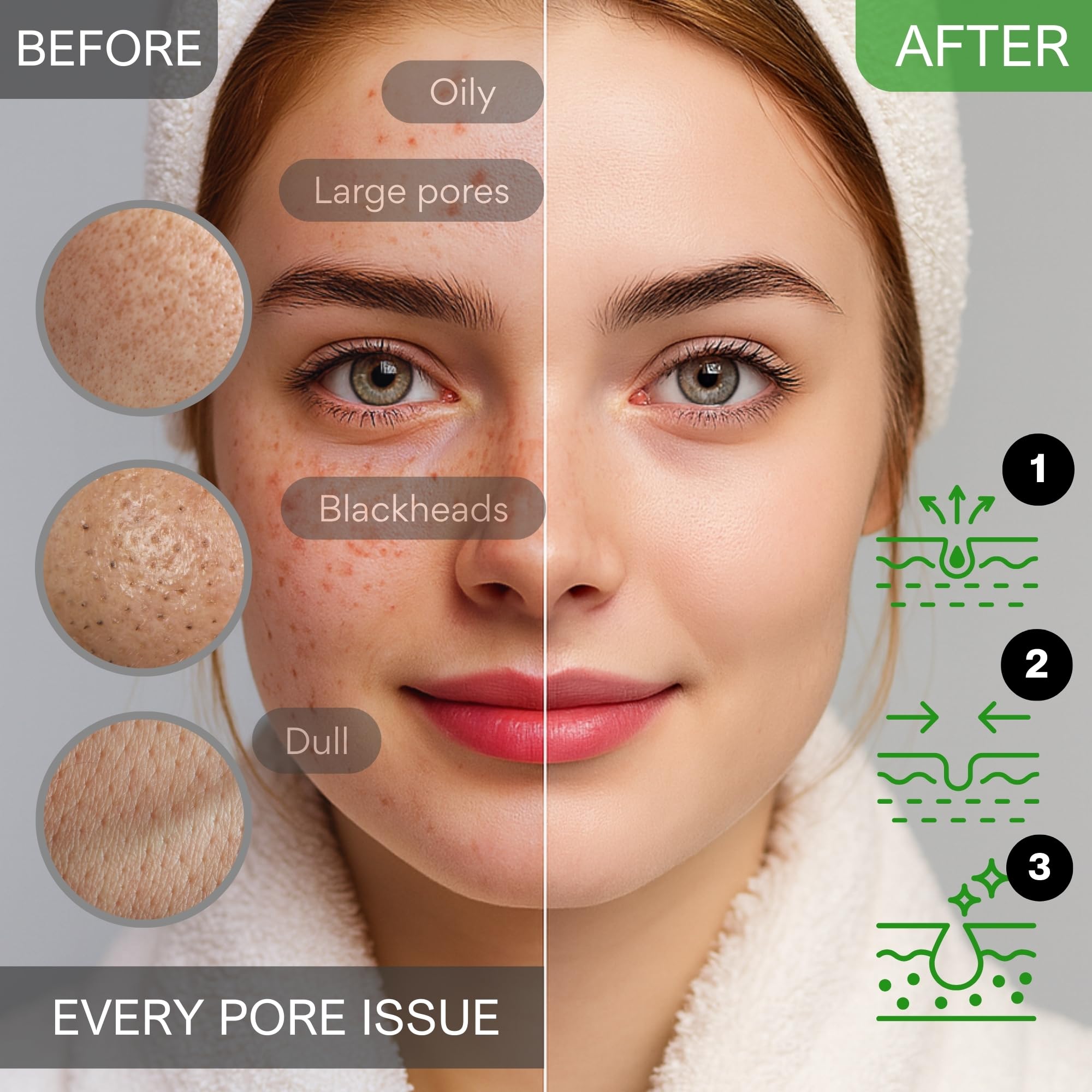 DAAZZS Brosse silicone masque: application homogène et nettoyage facile.