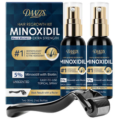 DAAZZS cinq pour cent Minoxidil pour cheveux et barbe, densité potentielle.
