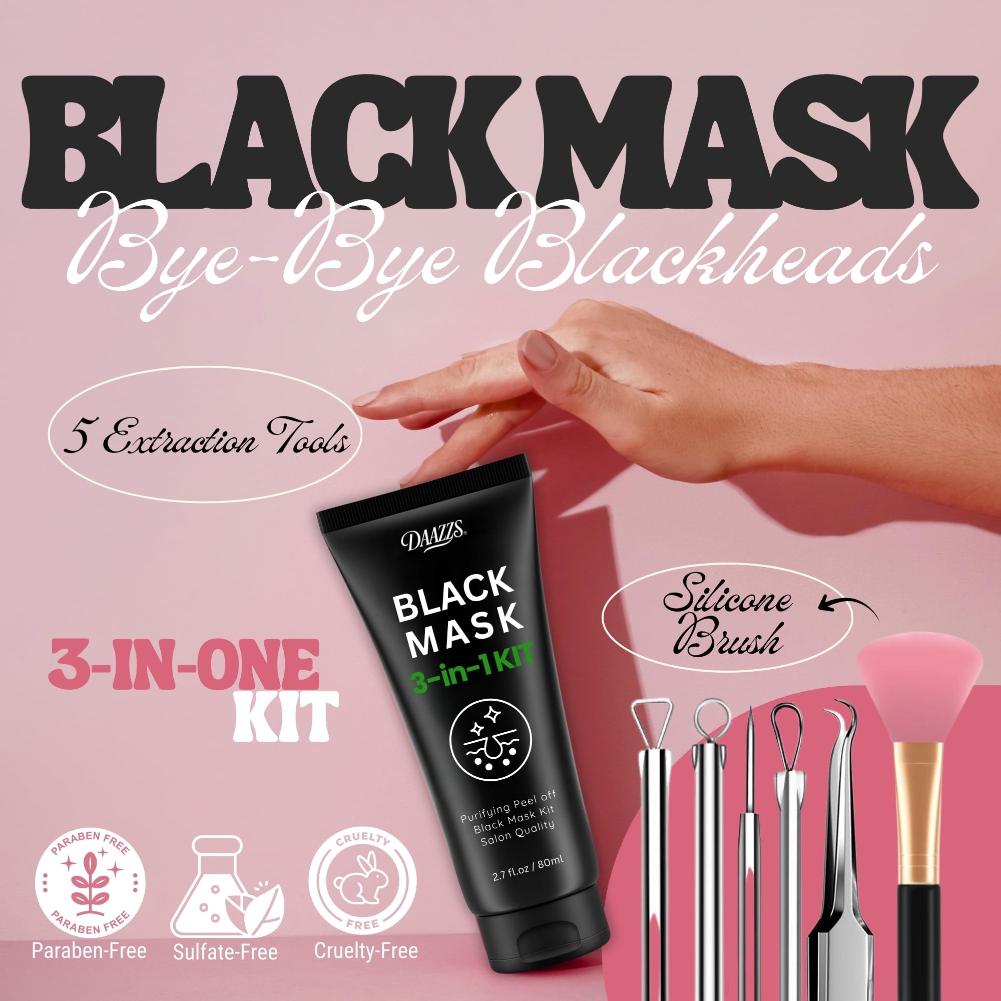 DAAZZS Kit soin pores complet: inclus tous les outils pour soin.
