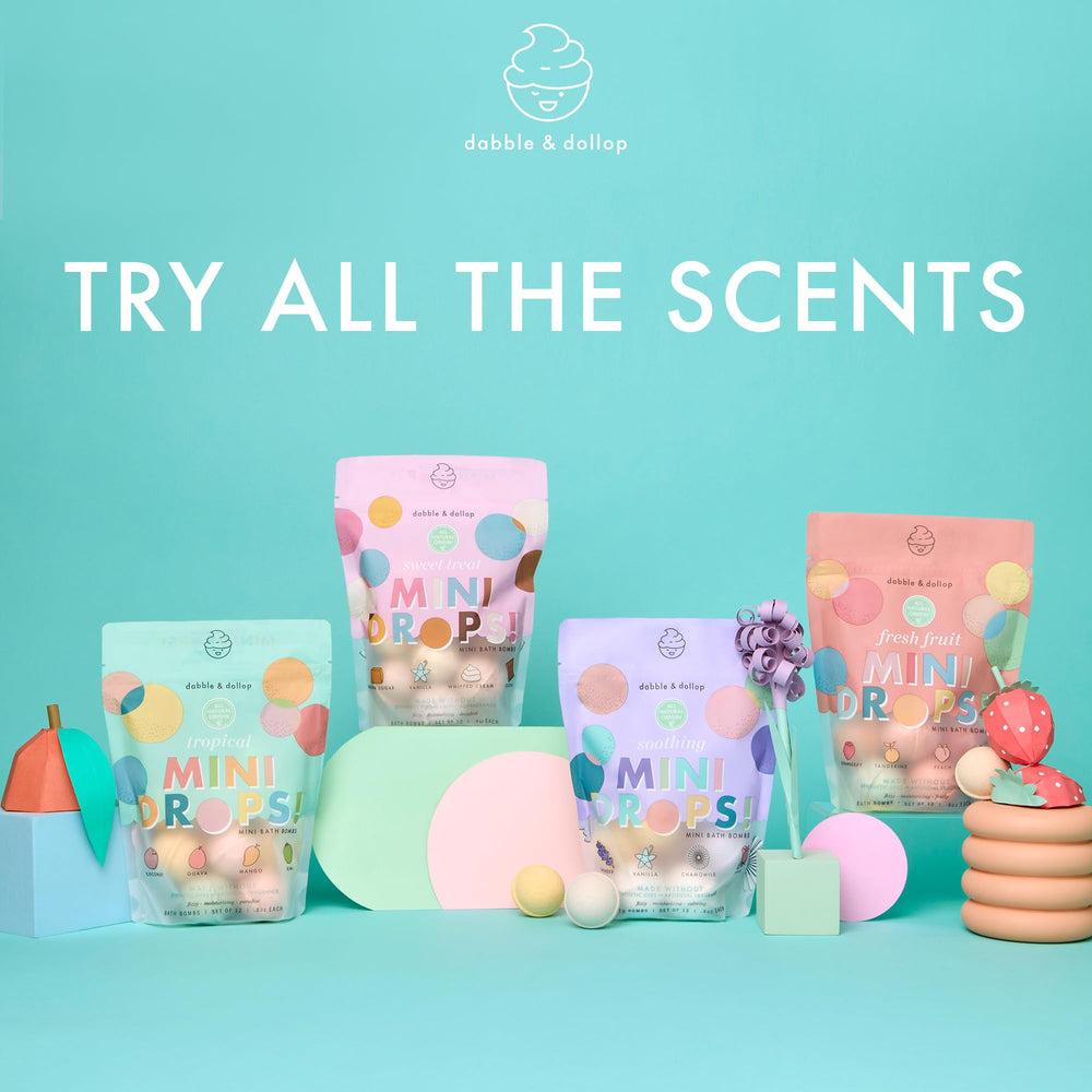 Dabble & Dollop ambiance bain – arômes naturels pour une routine apaisante.