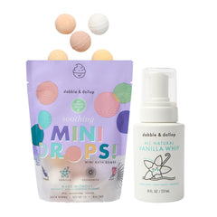 Bombes de bain mini Dabble & Dollop parfum lavande camomille, apaisantes