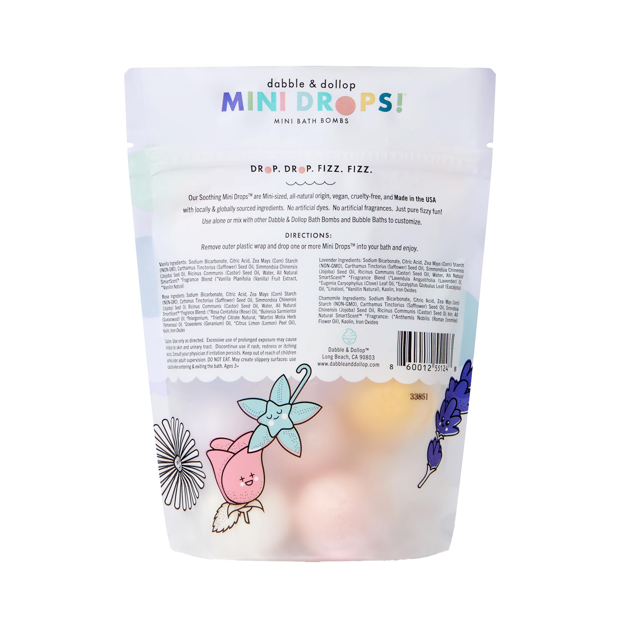 Dabble & Dollop bulles légères – moment ludique et rafraîchissant pendant le bain.