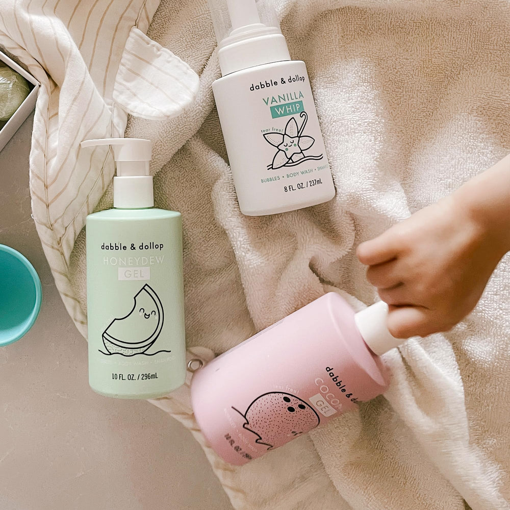 Dabble et Dollop Ingrédients naturels non testés sur animaux: choix éthique.