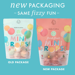 Gouttelettes fraise Dabble & Dollop pour une baignade parfumée et fruitée.