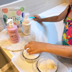 Shampooing vanille Dabble & Dollop mousseux pour cheveux doux