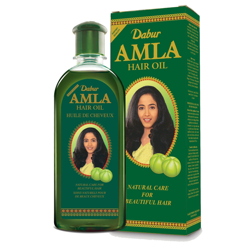 Dabur Amla Huile capillaire, flacon 500 ml, soin nourrissant pour cuir chevelu et cheveux.
