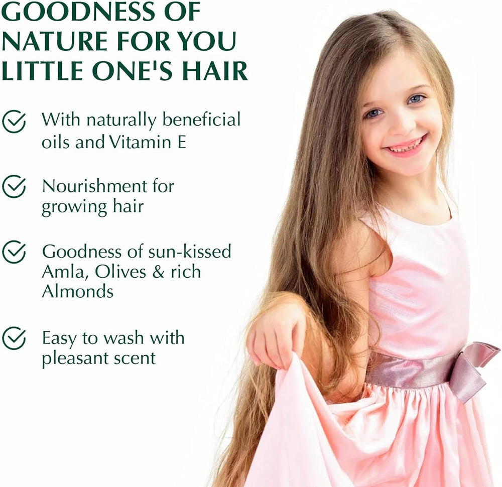 Renforcement des racines avec Dabur Amla pour enfants.