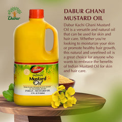 Graines de moutarde Dabur Kachi Ghani, source naturelle d’acides gras.