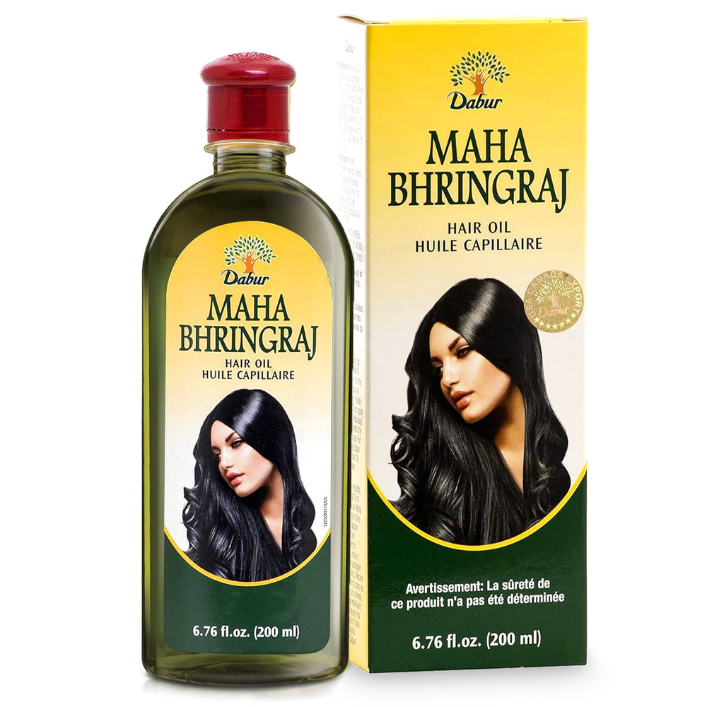 Flacon Dabur Maha Bhringraj 200 ml prêt pour nourrir le cuir chevelu