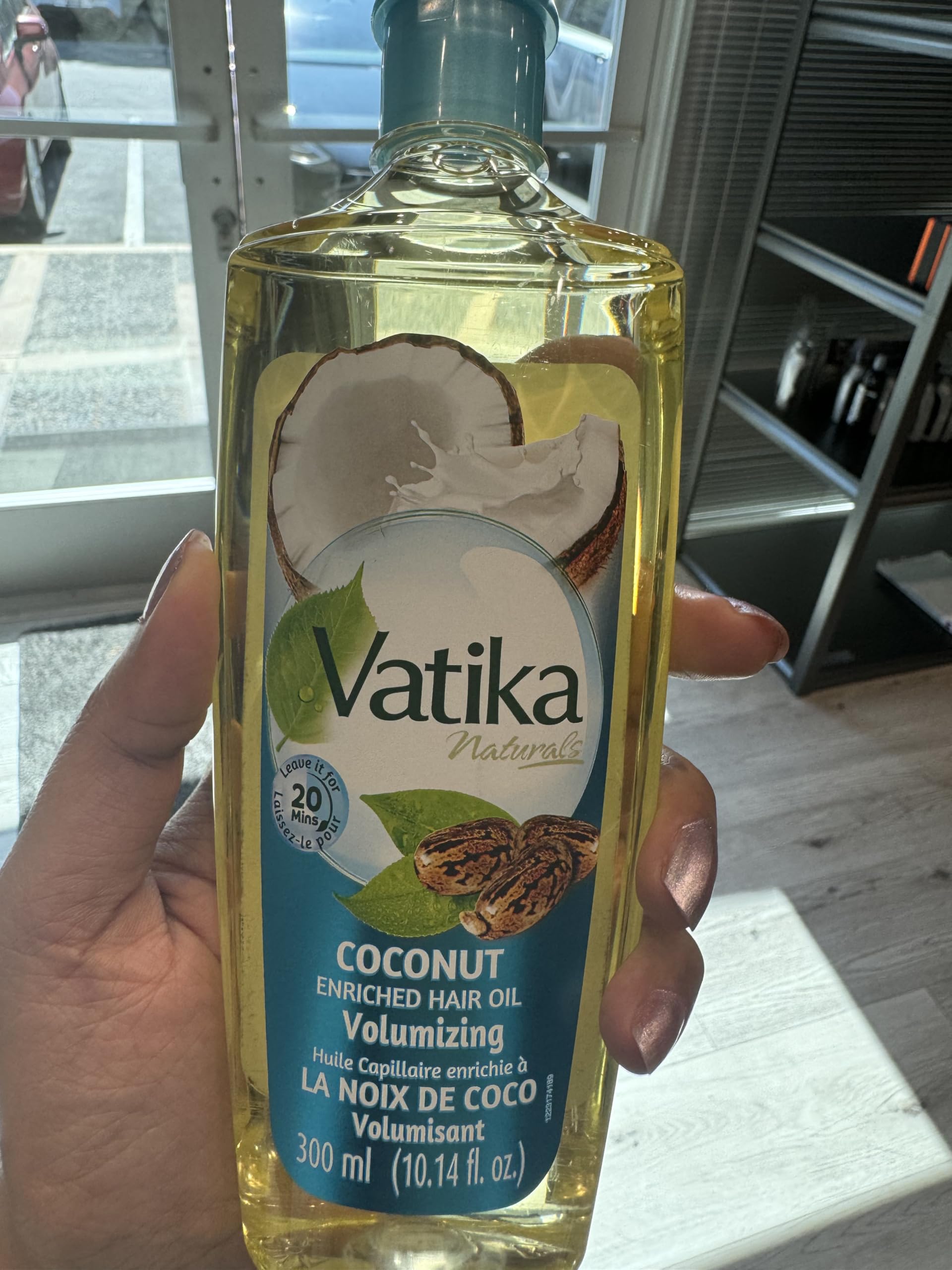 Dabur Vatika Naturals huile coco enrichie – emballage naturel
