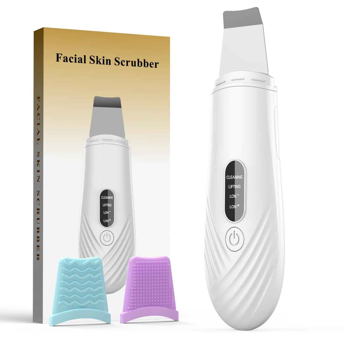 DABZAL nettoyeur-visage en action sur le visage pour nettoyer les pores
