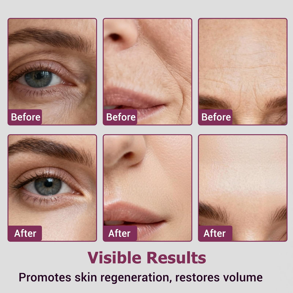 Application ciblée sur le cou pour un effet raffermi.