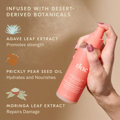 DAE Agave Anti-Frizz: jet fin minimise les frisottis et prolonge la tenue.