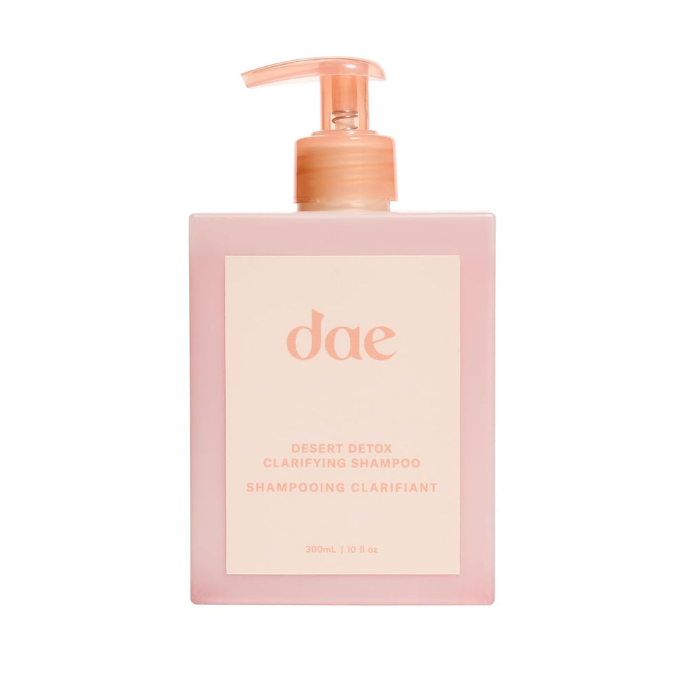 Shampoing DAE Desert Detox en bouteille, nettoyage en profondeur du cuir chevelu.