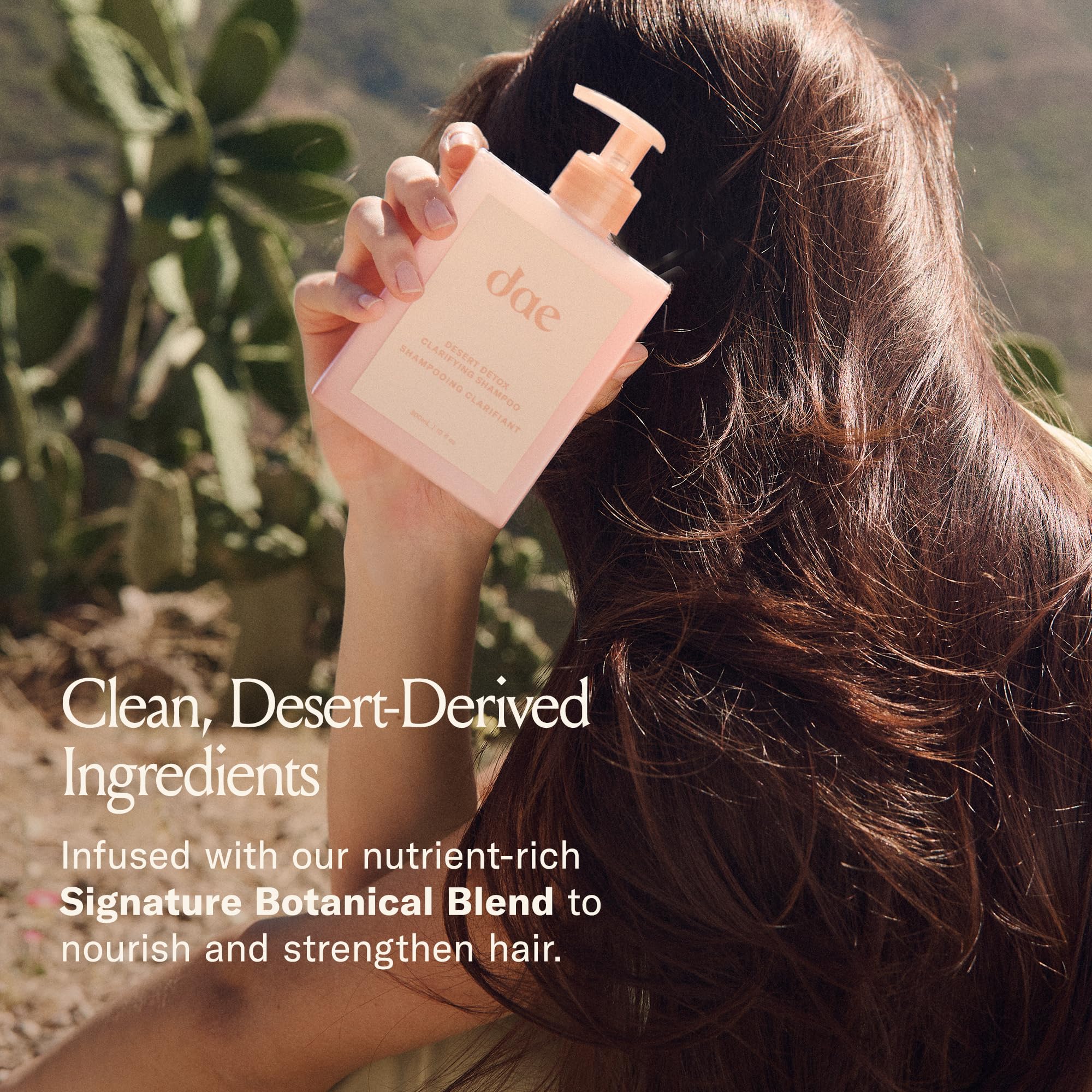 Packaging recyclable du Shampoing Desert Detox de DAE.