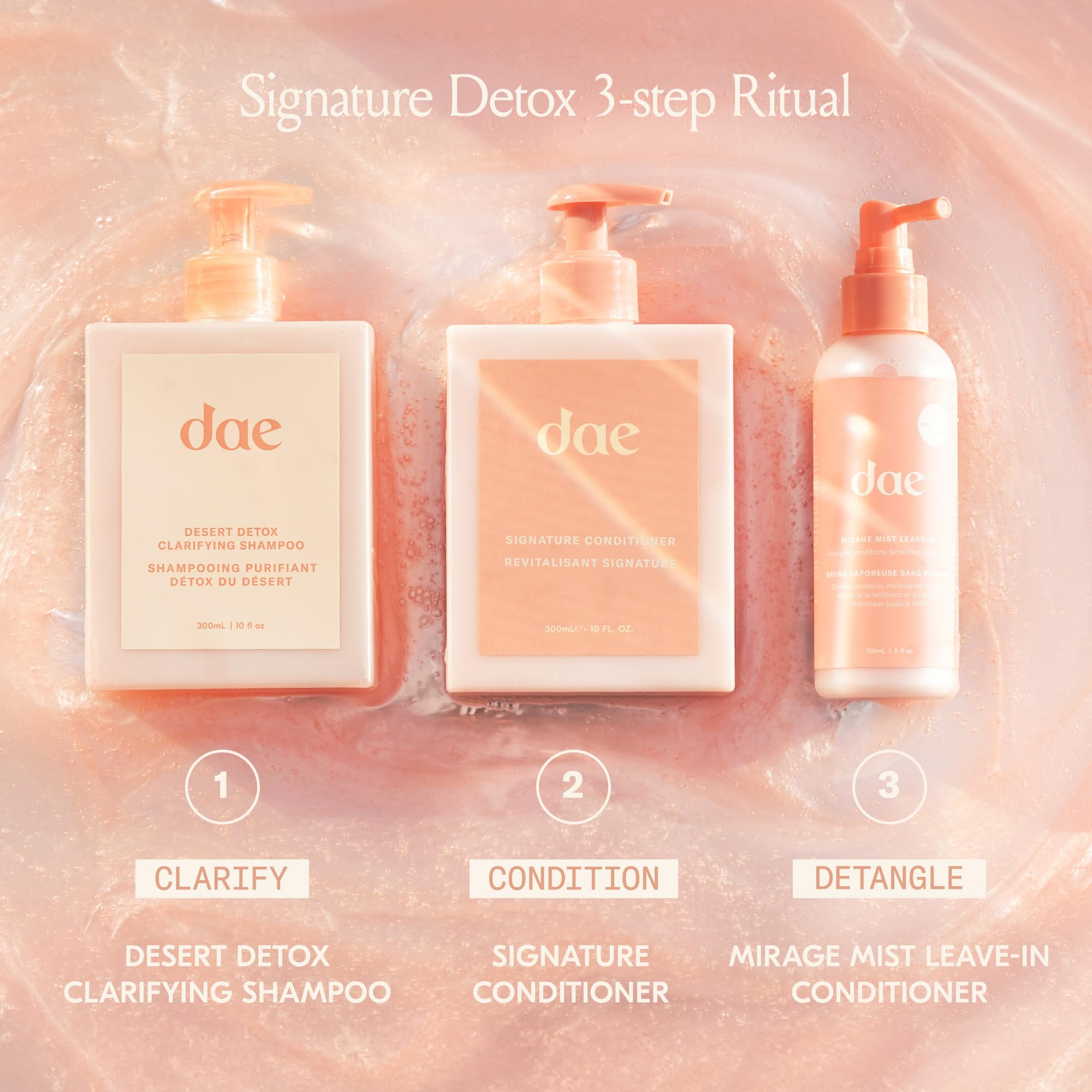Formule sans sulfates du Shampoing Desert Detox pour cheveux équilibrés.