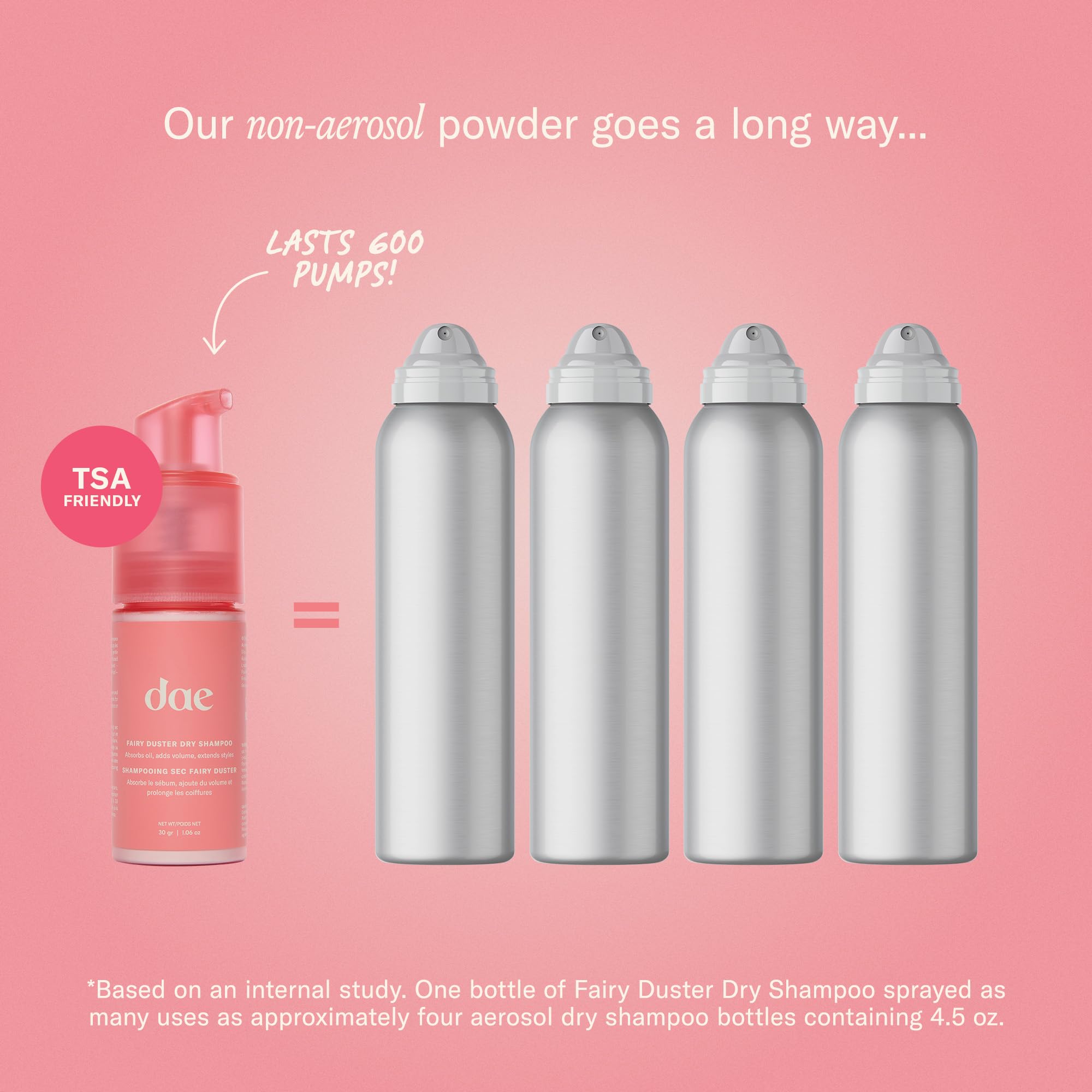 DAE Fairy Duster emballage recyclable, choix durable pour les soins capillaires.