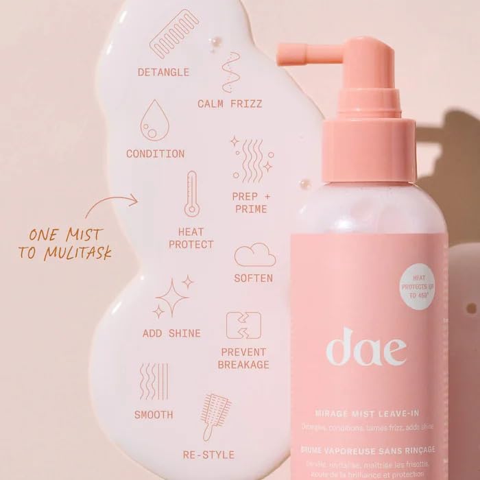 DAE Mirage Brume – Protéger la chevelure jusqu’à 232°C sans alourdir.