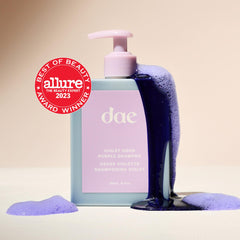 DAE Shampooing Violet Heure – cheveux blonds ou gris, couleur plus profonde possible