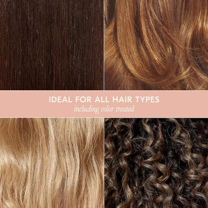 Texture crème prête à nourrir et démêler les cheveux.