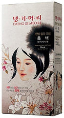 Daeng Gi Meo Ri – coloration noir, pinceau inclus pour une répartition homogène.