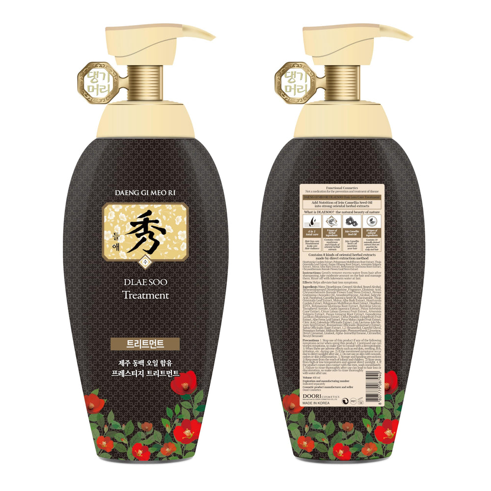 Daeng Gi Meo Ri Dlaesoo huile camellia-jeju: éclat naturel et hydratation durable