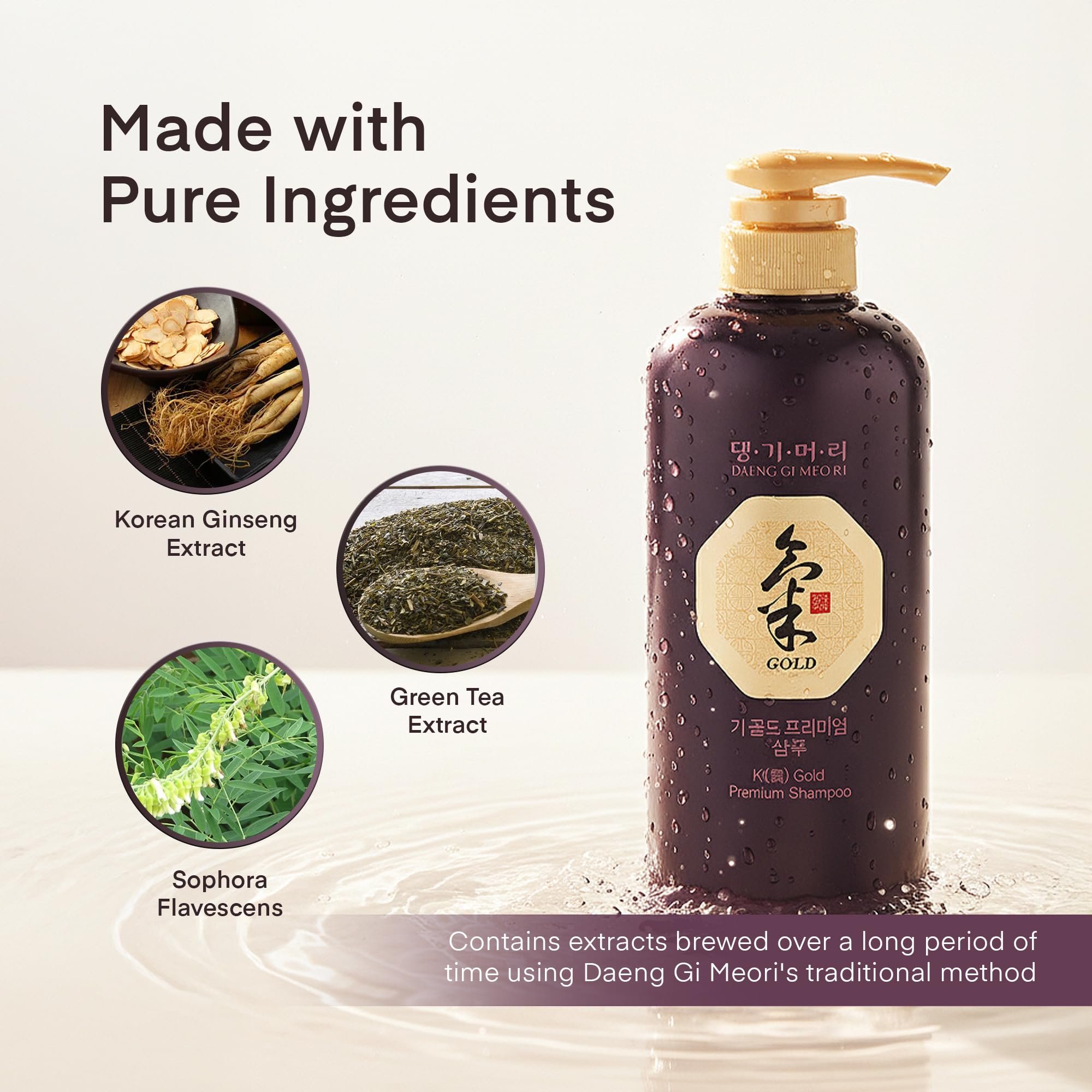 Daeng Gi Meo Ri Ki Gold Premium Shampoo 2 Sets – ingrédients herbales