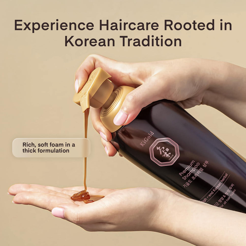 Daeng Gi Meo Ri Ki Gold Premium Shampooing - Cuir chevelu souple.