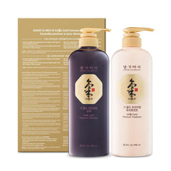 Daeng Gi Meo Ri Ki Gold: après-shampooing assorti, douceur et démêlage facilités.