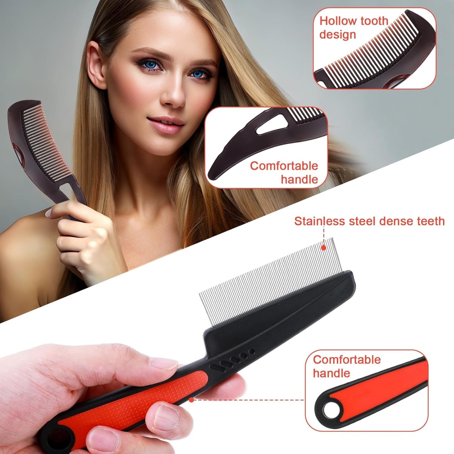 Dafeng peigne psoriasis cuir chevelu pour soulager l'irritation.