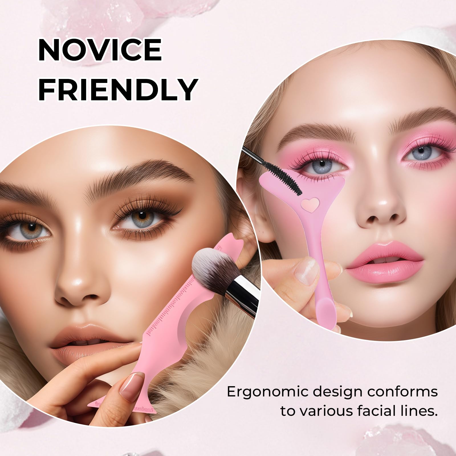 Dageda design-ergonomique-pochoirs, bords fins pour s adaptant aux traits du visage.