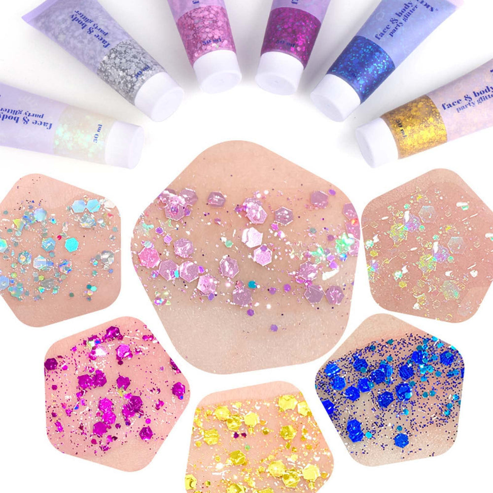 DAGEDA Gel Or pour ongles, vernis pailleté festif.