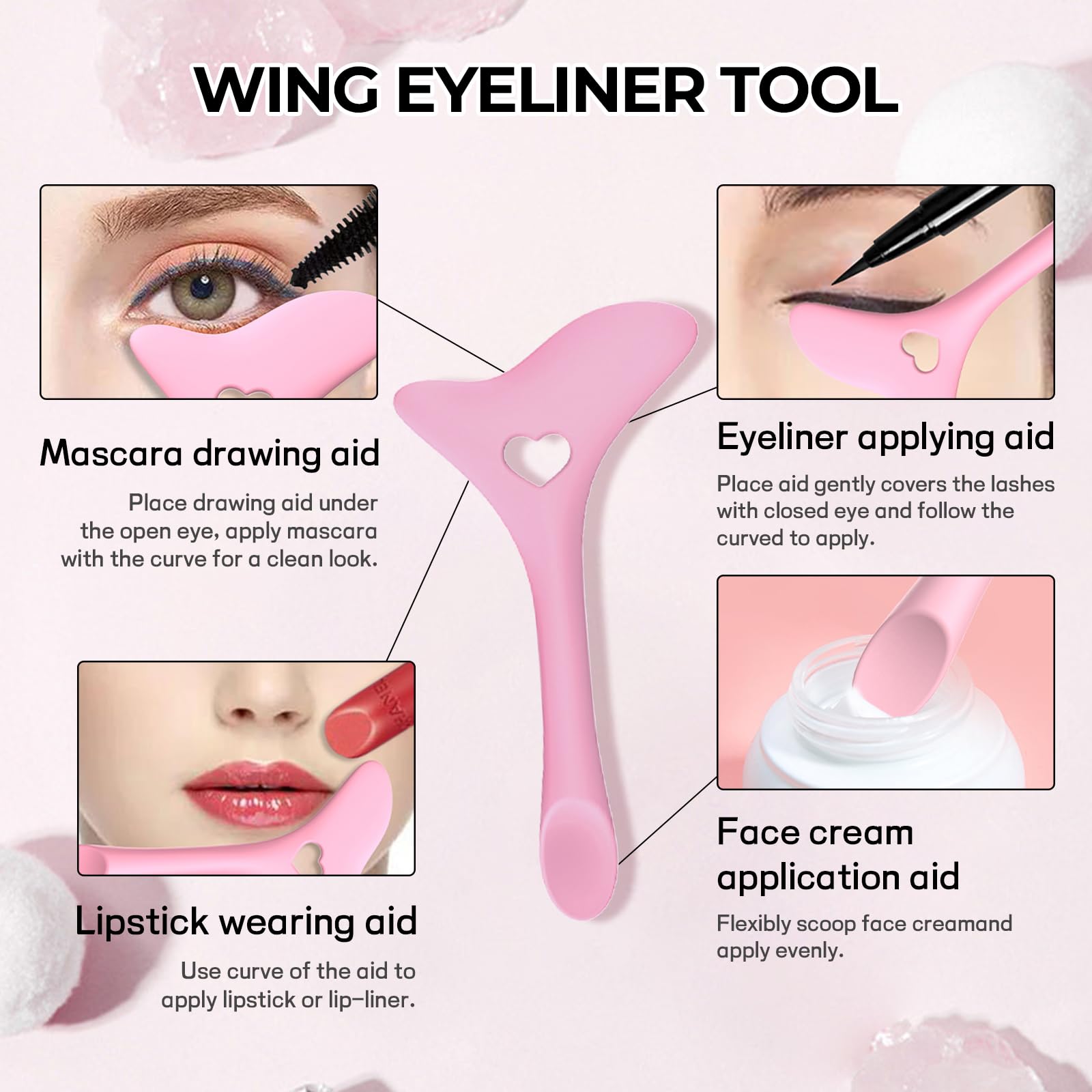 Dageda outil-maquillage-yeux, outil multifonction pour smoky et trait des yeux.