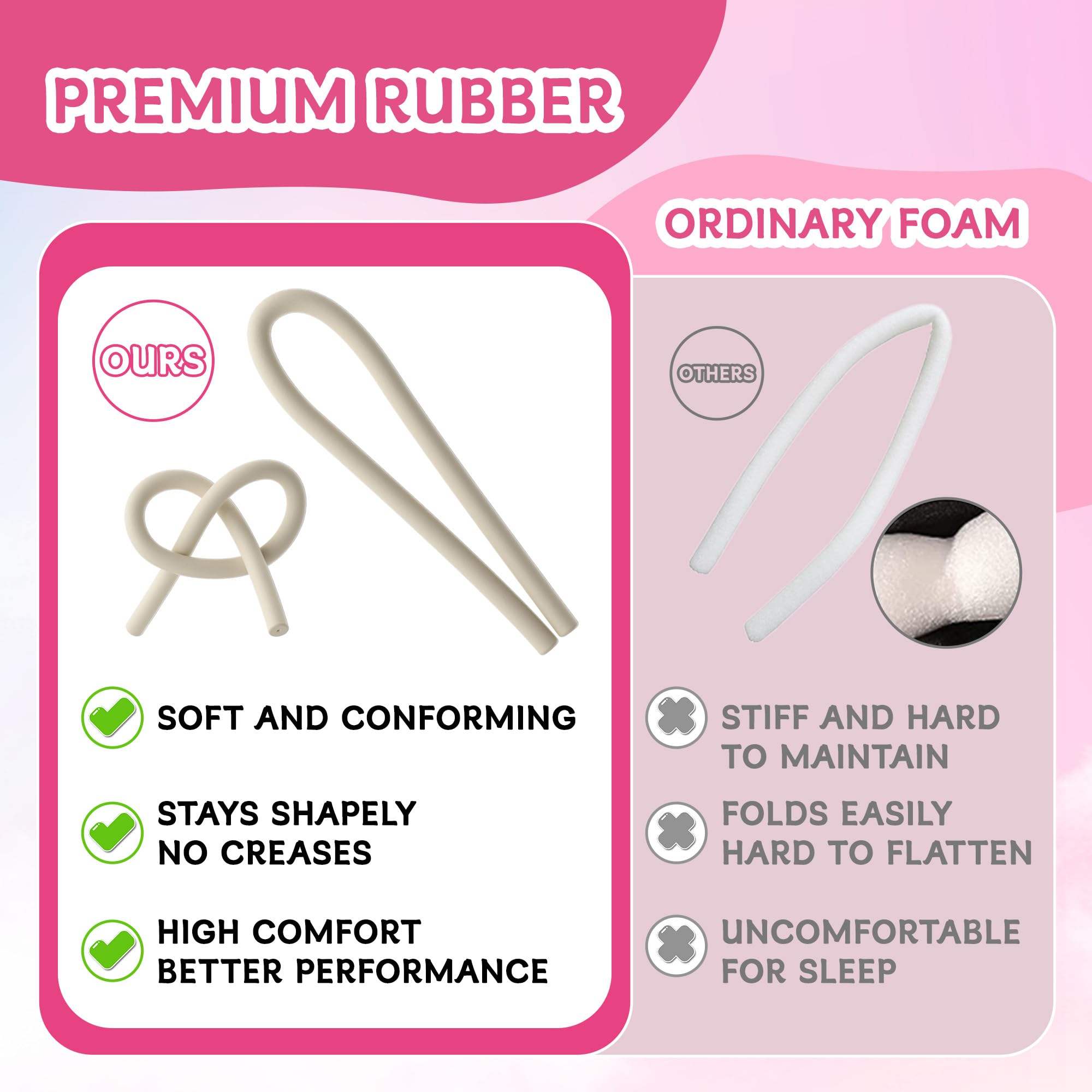 Dagorte ensemble coiffure licorne rose: solution complète pour boucles rapides