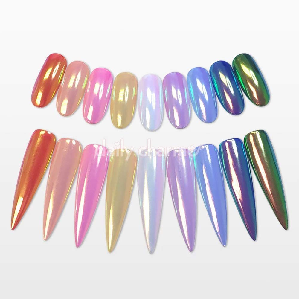 Daily Charme Poudre Aurora Chrome pour un rendu durable et scintillant