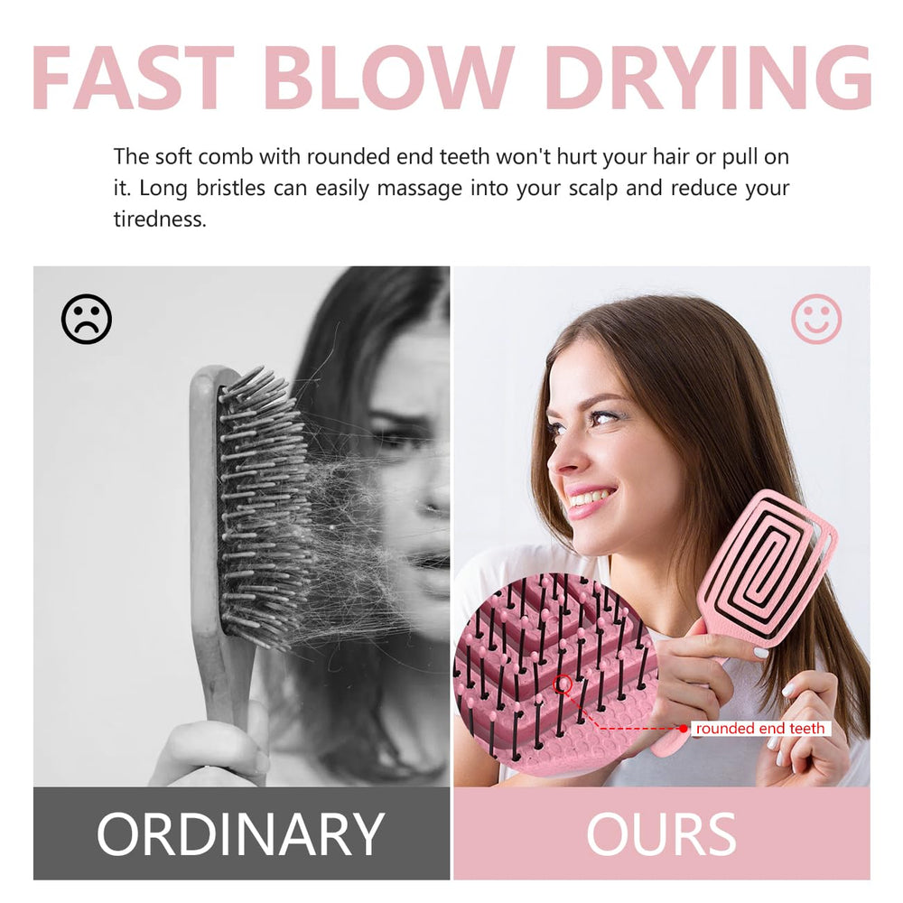 Daily Gard brosse demelante design courbe, ideale pour cheveux epais et boucles