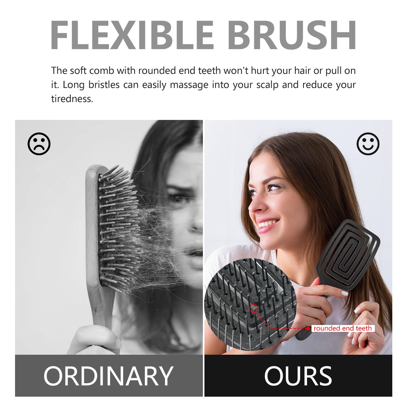 Daily Gard brosse demelante haute qualité plastique durable