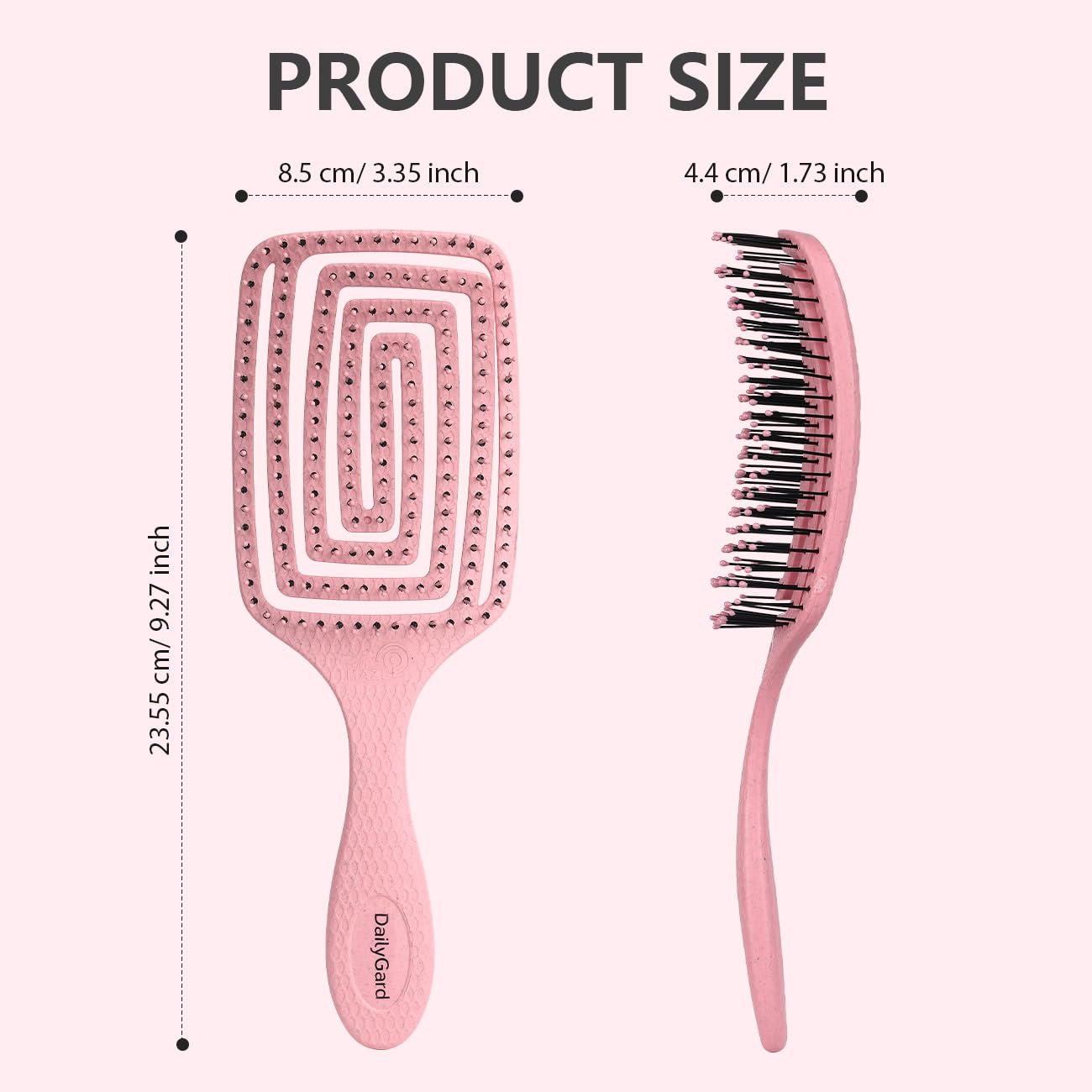 Daily Gard brosse demelante nettoyable a l eau, facile a nettoyer