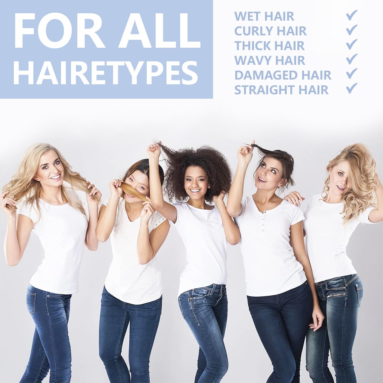 Daily Gard brosse démêlante tous types de cheveux – adaptée pour femmes, hommes et enfants.