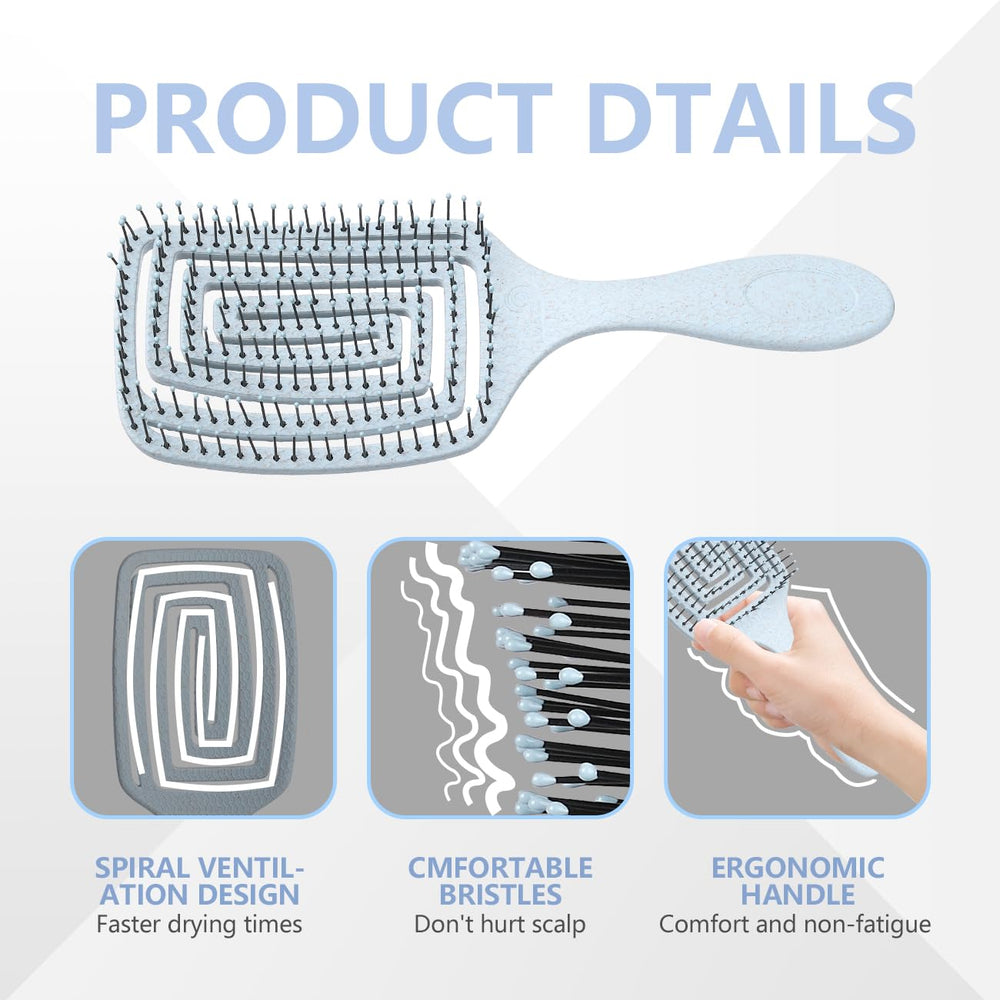 Daily Gard brosse démêlante lavable – nettoyage simple sous l’eau.
