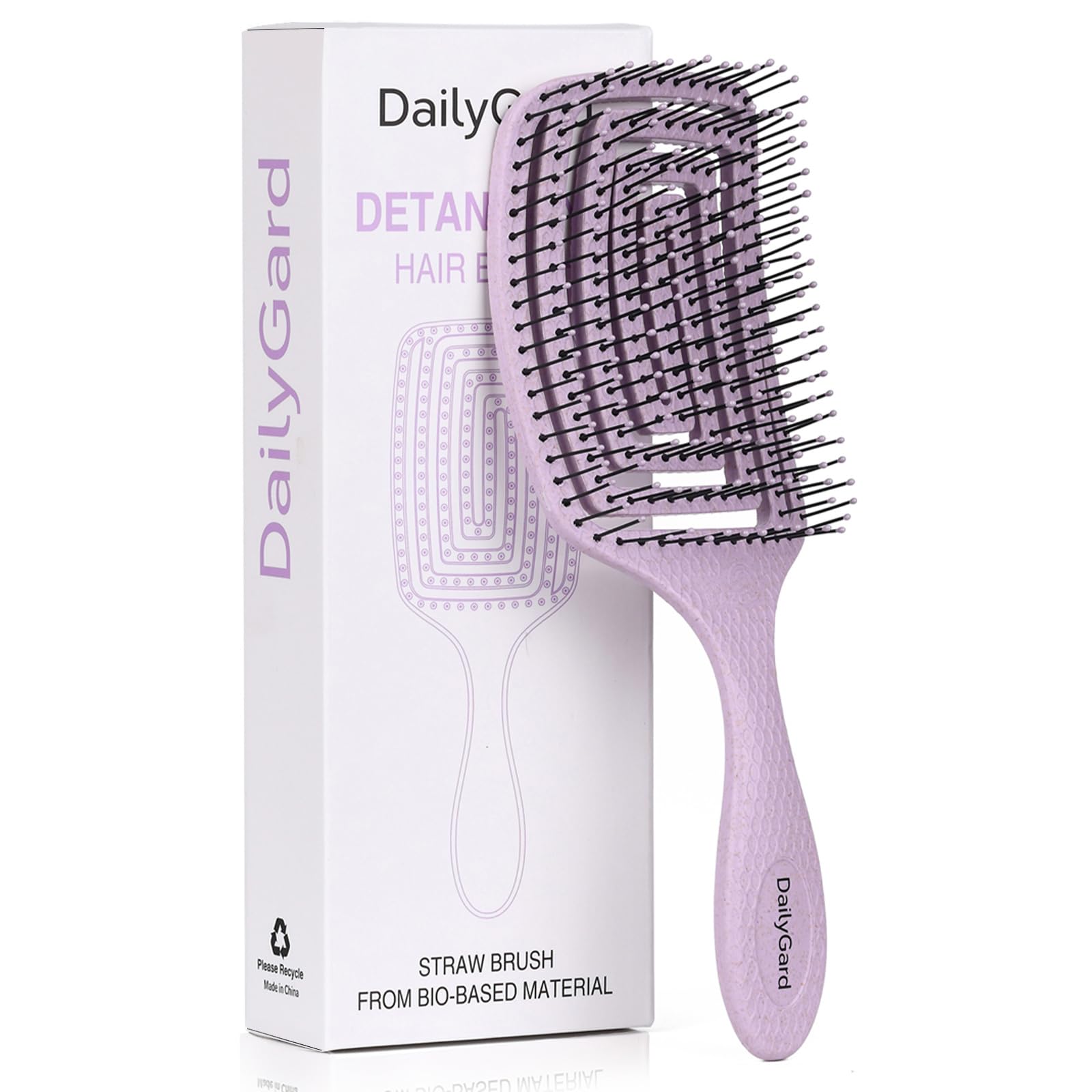 Daily Gard brosse démêlante ventilée ouverte pour démêler en douceur.