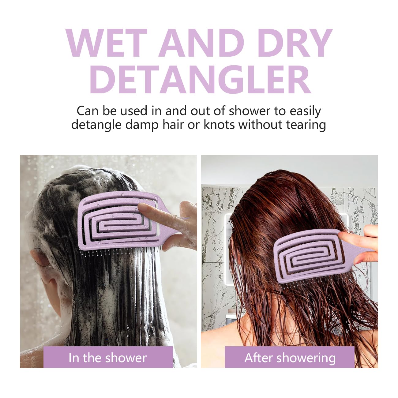 Daily Gard brosse poils nylon doux protège les cheveux lors du démêlage.