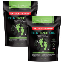 Daily Remedy pack double : bain-pieds huile-arbre-the pour détente