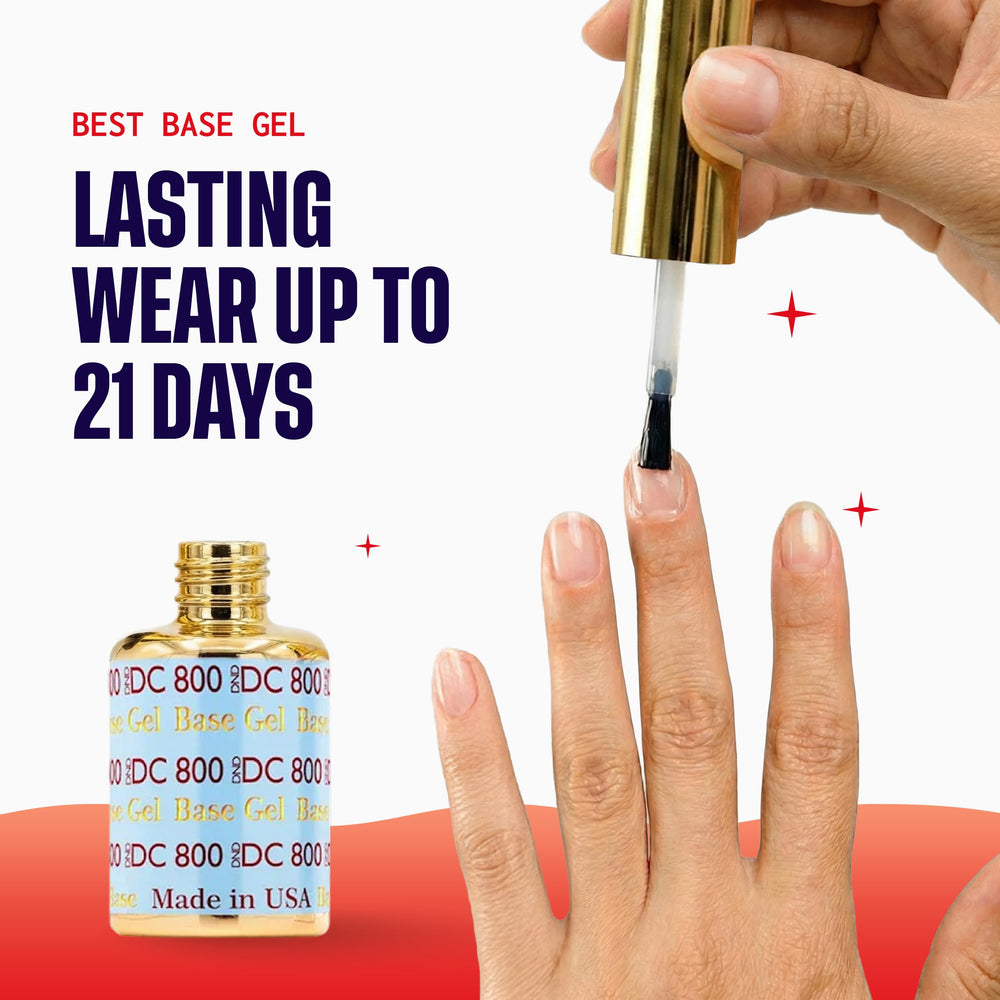 Daisy DND Base Gel, cure LED 30 secondes pour gain de temps.