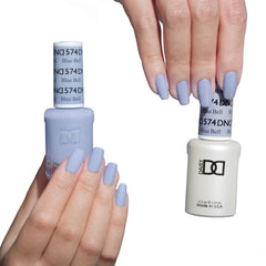 Daisy DND Blue Collection lacquer packaging for easy color matching at home
