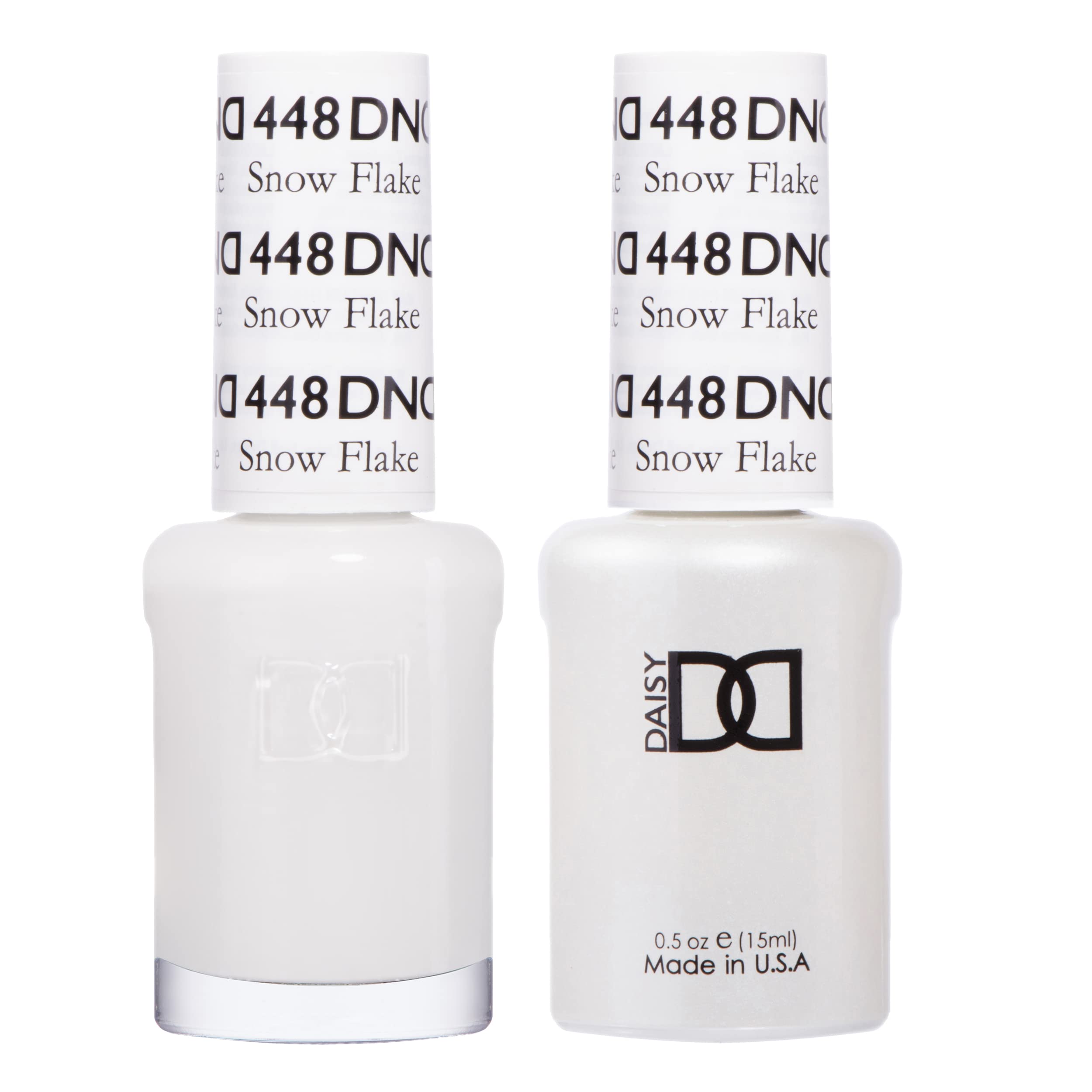 DAISY DND duo gel-vernis neige crèmeuse pour une manucure longue tenue