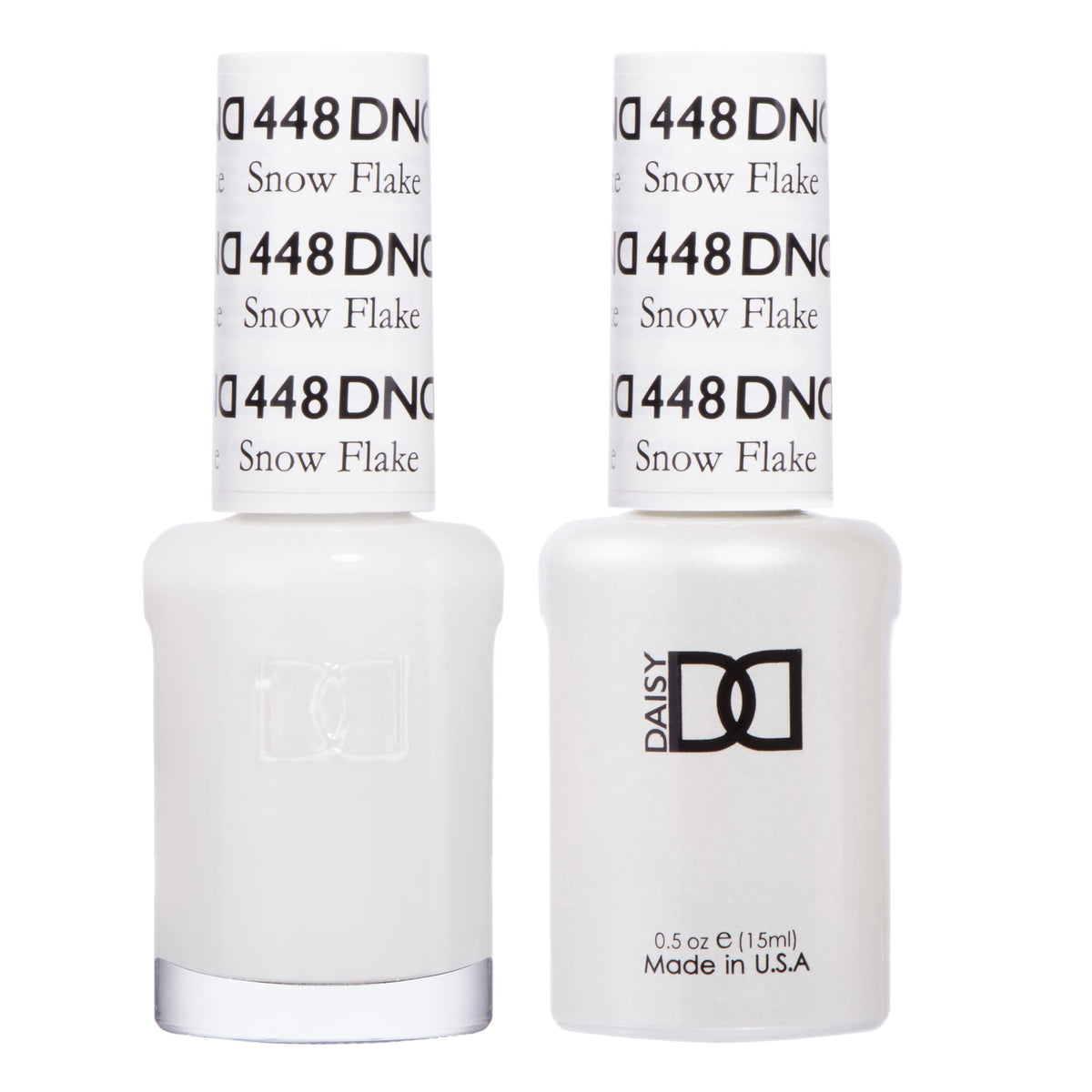 DAISY DND duo gel-vernis neige crèmeuse pour une manucure longue tenue