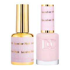 DAISY DND Lumber Pink 135 : gel rose nacré, couleur neutre et durable.